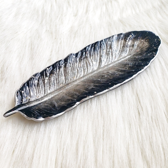 Feather Trinket Dish, Jewelry Holder, Gift - Picture 5 of 12